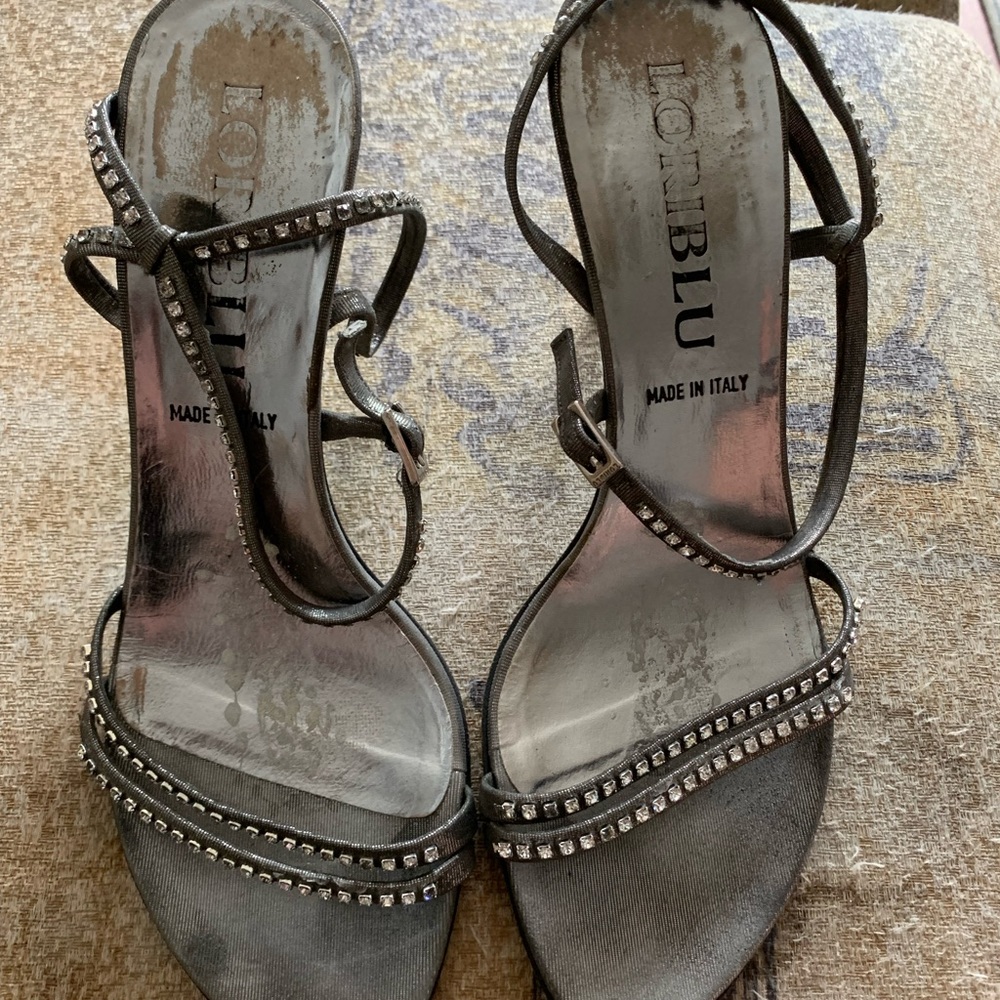Loriblu made In Italy crystal strap sandals size 39 - Picture 6 of 15